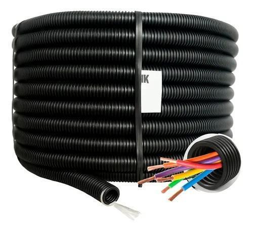 ELETRODUTO EXTRA REFORÇADO PRETO 3/4 x 50m- DN 25mm C/GUIA