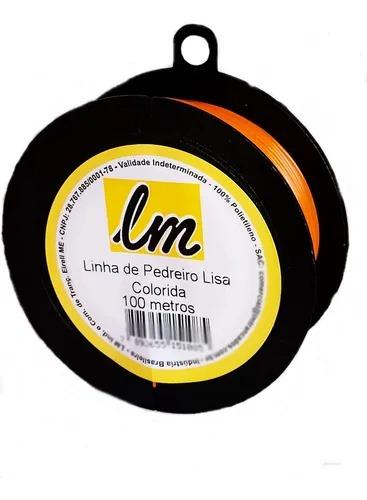 LINHA DE PEDREIRO LARANJA C/50 MT