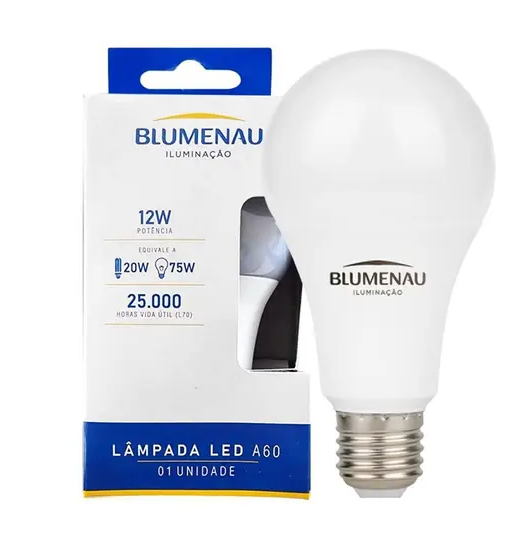 LAMPADA  LED A60 E27 -15W 127/220V 6500K