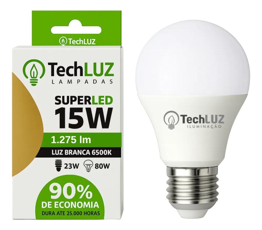 LAMPADA LED BULBO 15W 6500K BIV E 27