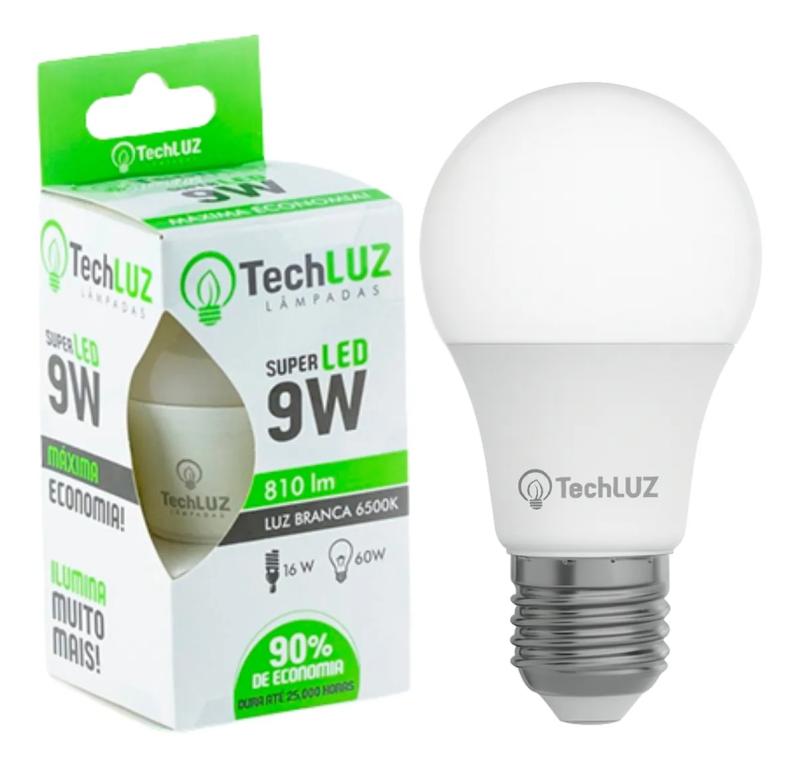 LAMPADA LED BULBO 9W 6000K BIV E27