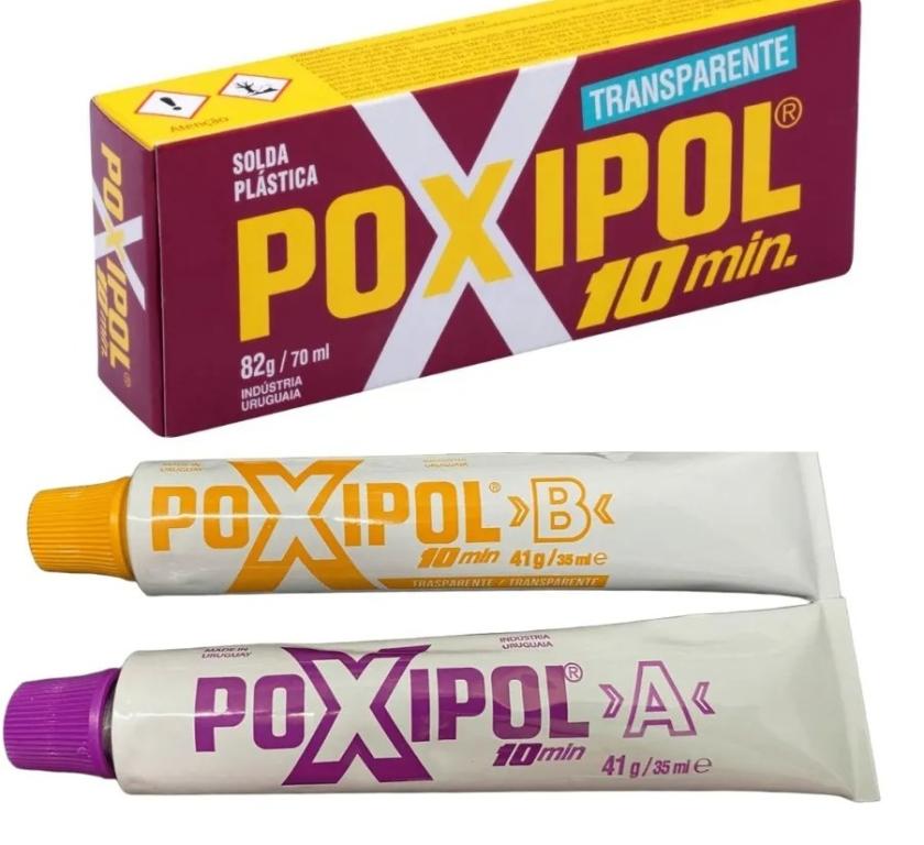 ADESIVO EPOXI LIQUIDO 10MIN TRANSPARENTE 82G/70- POXIPOL