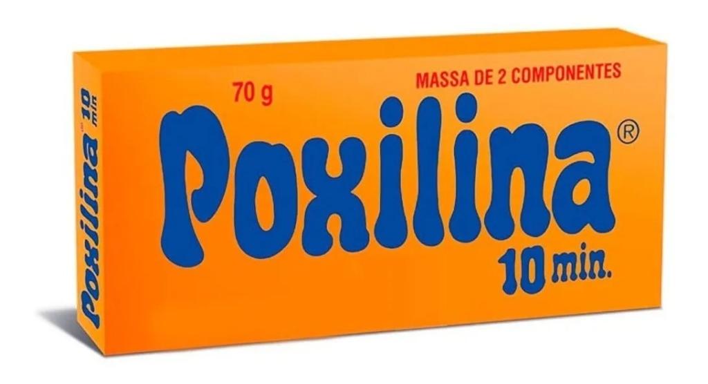 ADESIVO MASSA EPOXI POXILINA 10MIN 70G-POXIPOL