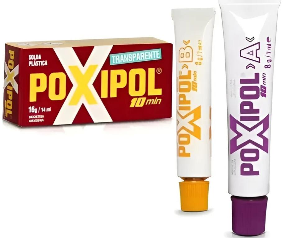ADESIVO EPOXI LIQUIDO 10MIN TRANPARENTE 16G/14-POXIPOL