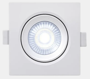 SPOT SMD 7W QUADRADO BRANCO 6000K