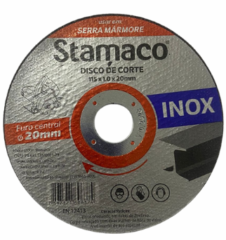 DISCO DE CORTE INOX 115X1.0X20MM