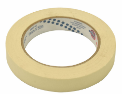 FITA ADESIVA DE PAPEL- CREPE- 18mm x 50m
