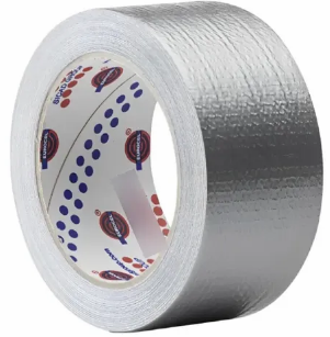 FITA ADESIVA DE TECIDO 50mm X 5m - CINZA - SILVER TAPE EURO