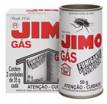JIMO GAS FUMIGANTE ESTOJO C/2 35G