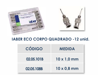 IABER ECO CORPO QUADRADO 10X0,8