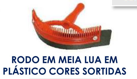 RASPADEIRA DE BANHO TIPO RODO PUXADOR DE AGUA MEIA LUA PLASTICO