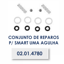 CONJUNTO DE REPAROS PARA VACINADOR SMART UMA AGULHA