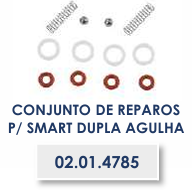 CONJUNTO DE REPAROS PARA VACINADOR SMART DUPLA AGULHA