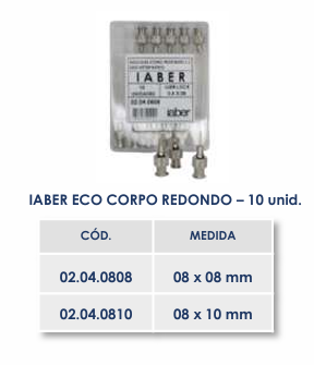 AGULHA IABER ECO CORPO REDONDO - 08X10