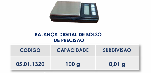BALANÇA DIGITAL DE BOLSO DE PRECISÃO 100G