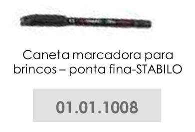 CANETA MARCADORA PARA BRINCOS - PONTA FINA - STABILO