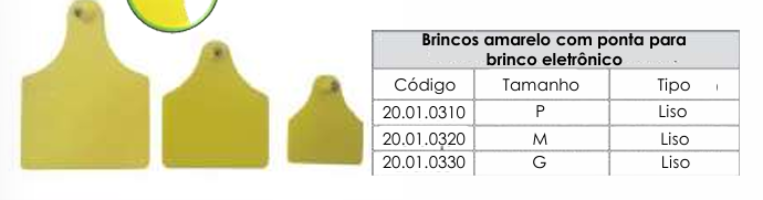 BRINCO AMARELO LISO COM PONTA PARA BRINCO ELETRÔNICO - GRANDE