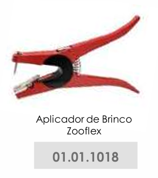 APLICADOR DE BRINCO ZOOFLEX - VERMELHO