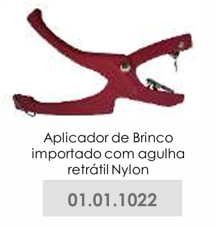 APLICADOR DE BRINCO IMPORTADO COM AGULHA RETRÁTIL - NYLON