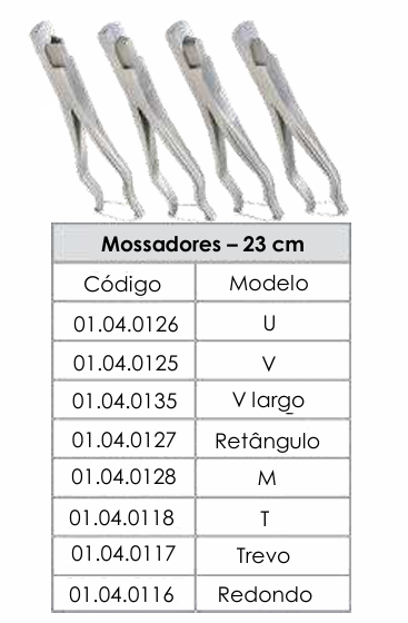MOSSADOR 23cm - MODELO "V"
