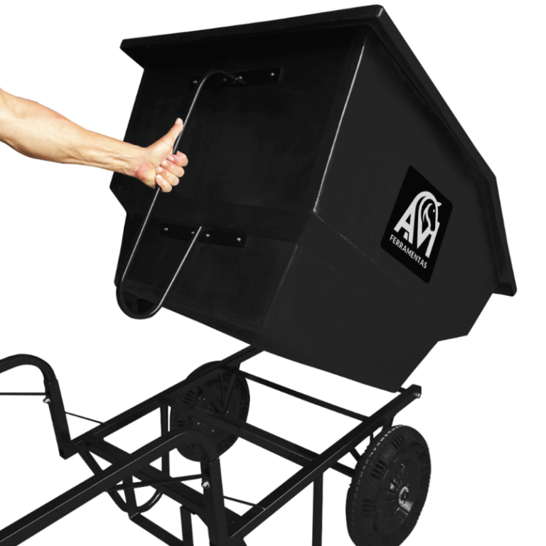 CARRINHO DE MÃO ESCAMOTEÁVEL - 250 LITROS