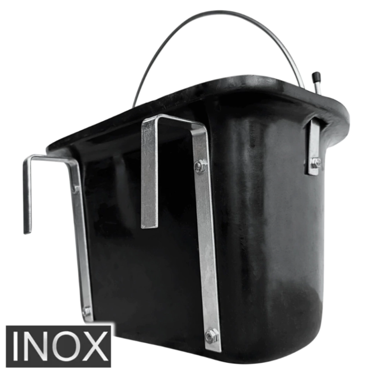 COCHO COM ALÇA E GANCHO INOX (15 LITROS)