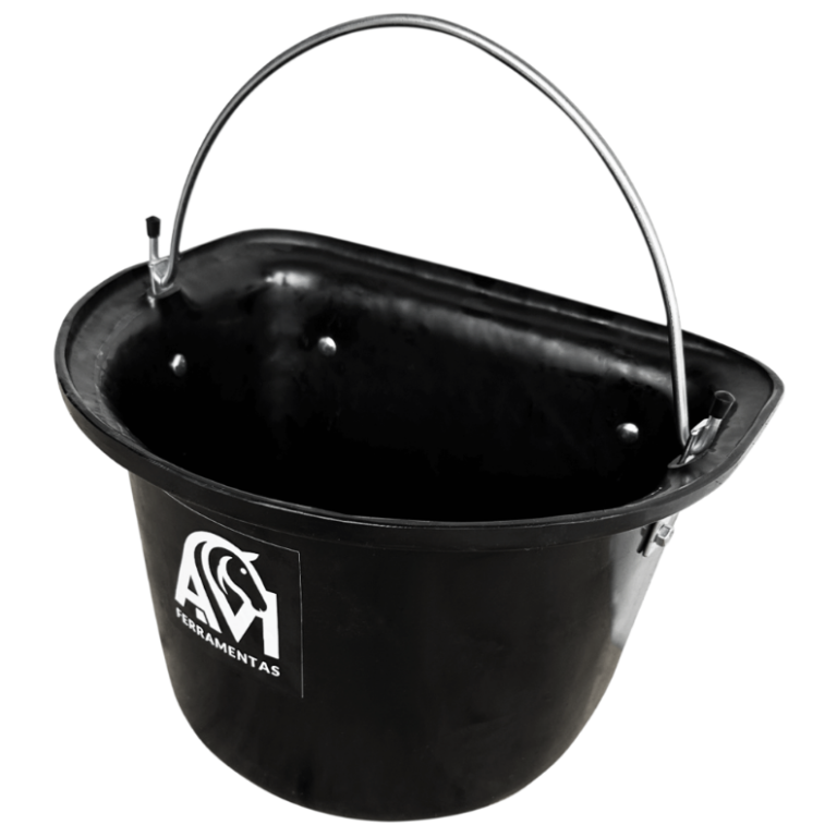 COCHO COM ALÇA E GANCHO INOX (15 LITROS)