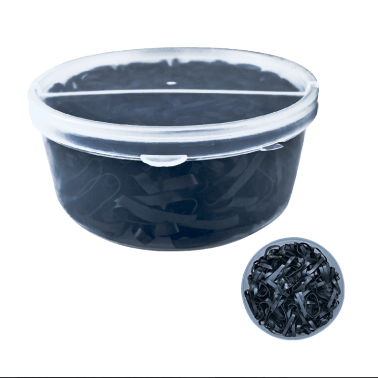 ELÁSTICO PARA CRINA E RABO DE CAVALO (PRETO)