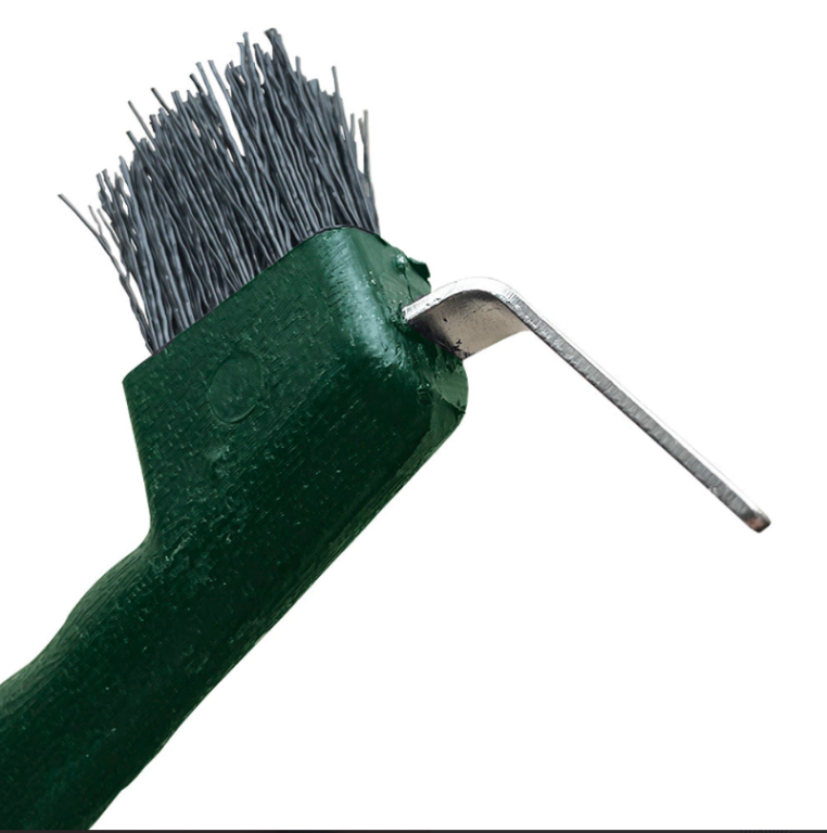 LIMPA CASCO DE PLÁSTICO COM ESCOVA - CAVALO