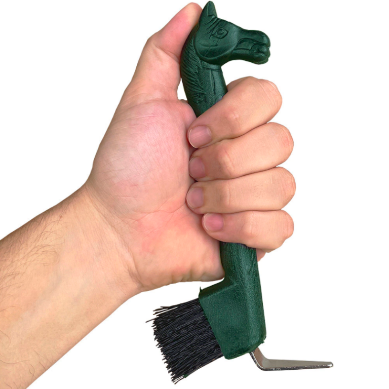 LIMPA CASCO DE PLÁSTICO COM ESCOVA - CAVALO