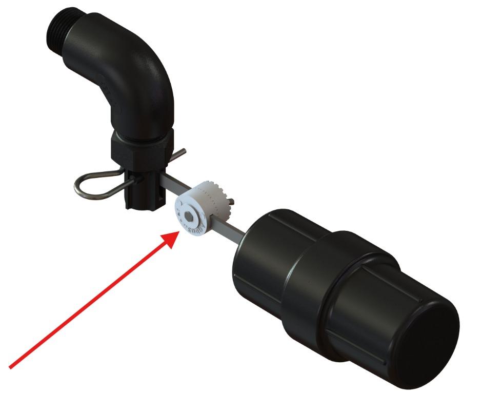 VALVULA DE BOIA COM AJUSTE BSP PARA BEBEDOUROS E CAIXA D'AGUA