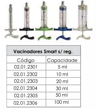 VACINADOR SMART SEM REGULADOR - 50ml
