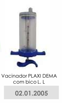 VACINADOR PLAXI DEMA COM BICO L.L
