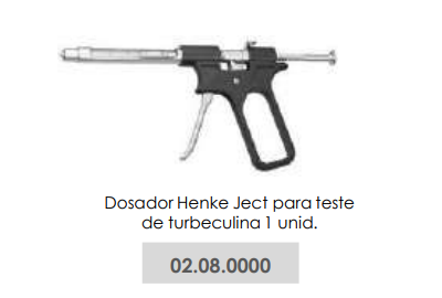 DOSADOR HENKE JECT PARA TESTE DE TUBERCULINA