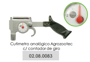 CUTIMETRO ANALÓGICO AGROZOOTEC - C/ CONTADOR DE GIRO
