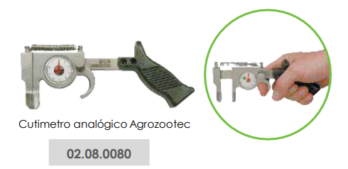 CUTIMETRO ANALÓGICO AGROZOOTEC